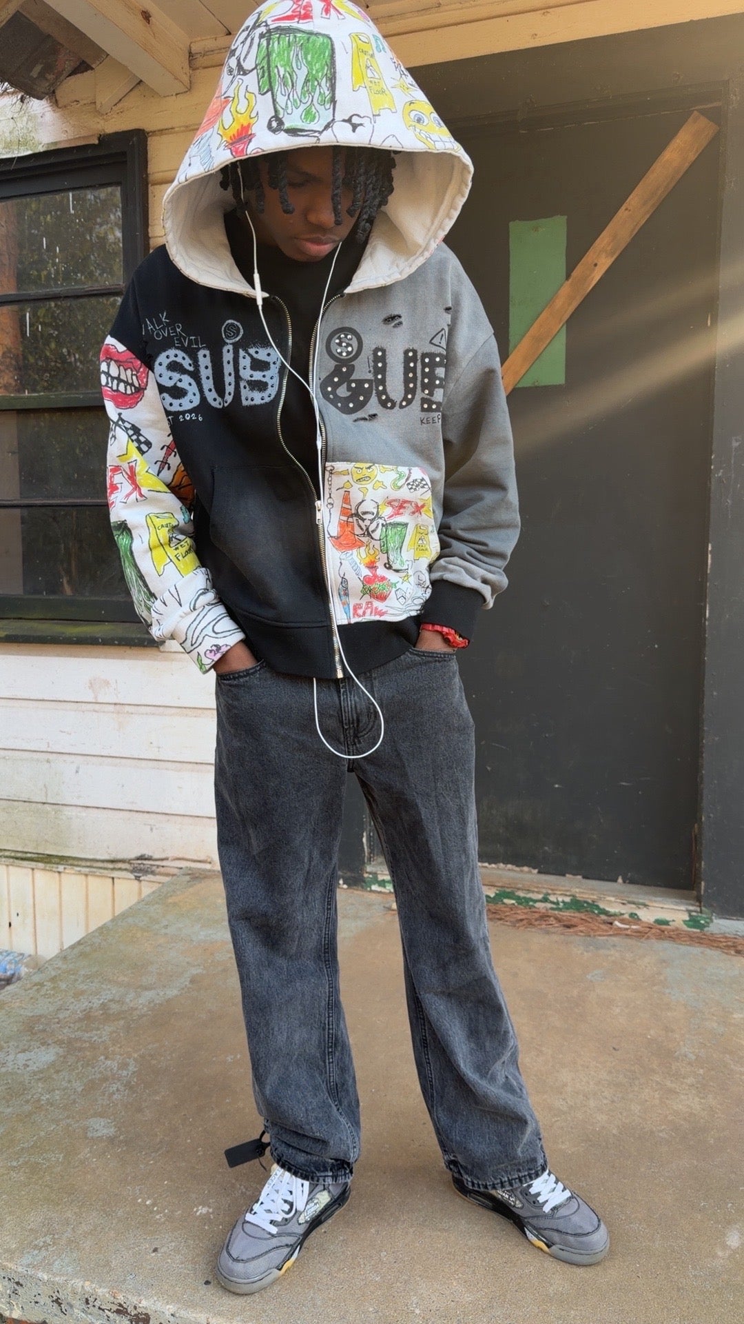 "Overcome Temptation" Zipup