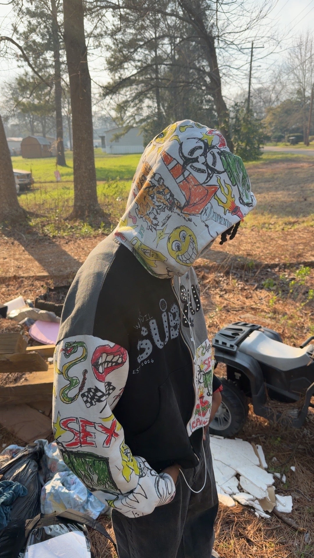 "Overcome Temptation" Zipup